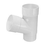 Тройник водосточной трубы 80/45мм "МUROL" белый