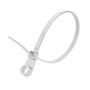 Хомут под винт&nbsp;&nbsp;белый 3,6х150 мм (100 шт) белый REXANT