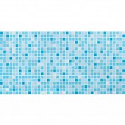 Панели ПВХ&nbsp;&nbsp;Мозаика "Голубой микс" 960*480*0,3 мм ДЕКОКАМ