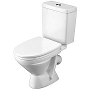 Унитаз компакт "Лига" (кос. выпуск, нижн. подв., 2-кн. арм., ДЮРО сид.) 