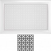 Экран радиатора&nbsp;&nbsp;Белая Романик "ЭФЕС" (0,6*0,6)