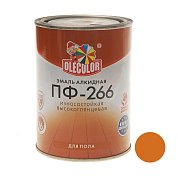 Эмаль алк. ПФ-266 Золотистая 0,9кг "Олеколор" 