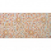 Панели ПВХ&nbsp;&nbsp;Медальон коричневый&nbsp;&nbsp;960*480*0,4 мм ДЕКОКАМ