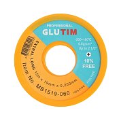 Фум-лента для газа GLU TIM, 15м х 19мм х 0,2мм