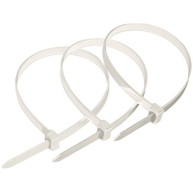 Хомут белый 4,8х200 мм (100 шт)&nbsp;&nbsp;REXANT