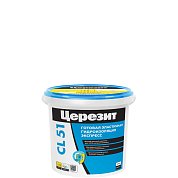 СL-51. Эластичная гидроизоляционная мастика под плиточные облицовки, 1,4 кг. Церезит