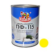 Эмаль алк. ПФ-115 Желтая&nbsp;&nbsp;1,8кг "Олеколор" 