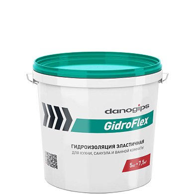 GIDROFLEX. Гидроизоляция эластичная, 5кг. Danogips
