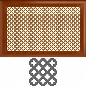 Экран радиатора&nbsp;&nbsp;Вишня Готика "ЛОТОС" (бук 1,2*0,6)