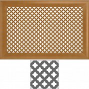 Экран радиатора&nbsp;&nbsp;Груша Готика "ЛОТОС" (бук 0,9*0,6)