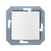 Механизм розетки&nbsp;&nbsp;с БЗК,с откидыв.крышкой,узлом защиты от проник.,16А/250V(с накл),цвет белый CITY