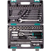 Набор инструментов STELS 1/2", 1/4", пластик.,&nbsp;&nbsp;кейс 82 предмета