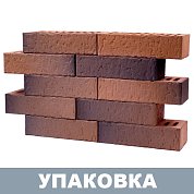 Кирпич лицевой 1 НF, полнотелый, ФЛЭШ, АЛЬТ Регенсбург рустикатор, М-300 (420 шт.)