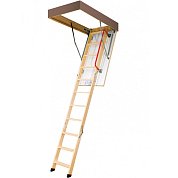 Деревянная чердачная лестница "LWS" 70*120*280 (бежевый люк)