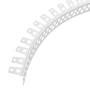 Уголок ПВХ под штукатурку арочный перфорир. 25*25 3м&nbsp;&nbsp;г. Калуга