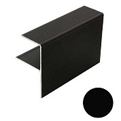 Стартовый F-профиль 28мм 65*49,5*3000мм TERRADECK Черный
