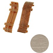 Соединитель "Дуб Снежный" IDEAL д/кабел.плинтуса 