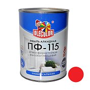 Эмаль алк. ПФ-115 Красная&nbsp;&nbsp;0,8кг "Олеколор" 