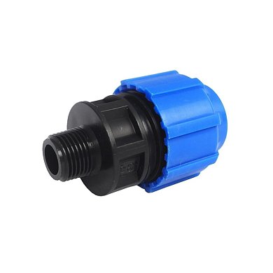 Муфта ПЭ разъемная нар.р. 20х3/4