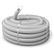 Труба гофрированная ф-16 с протяжкой серая (100м бухта)&nbsp;&nbsp;Идеал