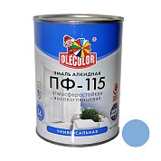 Эмаль алк. ПФ-115 Светло-голубая&nbsp;&nbsp;0,8кг "Олеколор" 