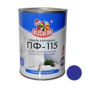 Эмаль алк. ПФ-115 Синяя&nbsp;&nbsp;1,8кг "Олеколор" 