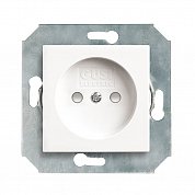 Механизм розетки&nbsp;&nbsp;без БЗК, с узлом защиты от проникновения16А/250V(с накл),цвет белый CITY