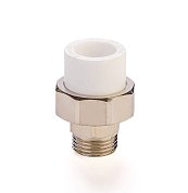 Муфта PPR разъемная&nbsp;&nbsp;НР 20*3/4"&nbsp;&nbsp;ЛАММИН