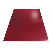 Лист оцинков. Спелая вишня 1250*2500*0,4