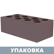 Кирпич&nbsp;&nbsp;Темно-коричневый силикатный облицовочный (полуторный) Глубокинский (364шт.)