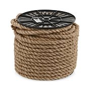 Веревка крученая джутовая&nbsp;&nbsp;8мм 