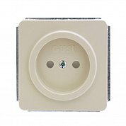 Механизм розетки&nbsp;&nbsp;без БЗК, с ЗП 16А/250V ,цвет бежевый EXTRA