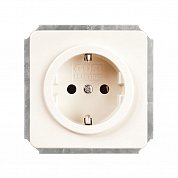 Механизм розетки&nbsp;&nbsp;с БЗК, без ЗП 16А/250V ,цвет белый EXTRA