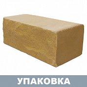  Кирпич Рустированный Желтый Насыщенный&nbsp;&nbsp;облицовочный (полуторный) г. Михайловка (448шт.)