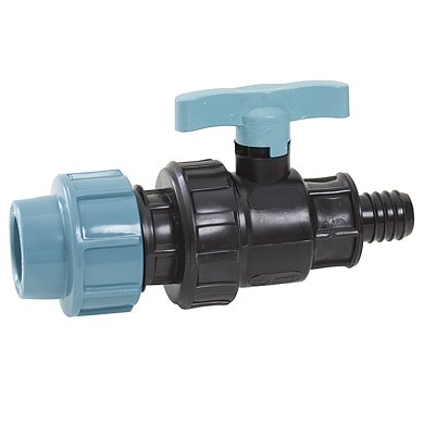 Кран шаровый ПЭ разъемный ВР 3/4"х25