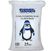 Соль техническая галитовая, 25 кг